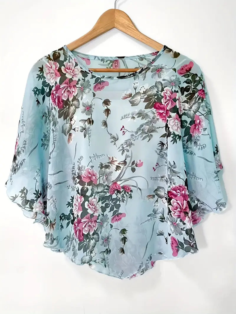 Jersey Floral Confort-Transpirable