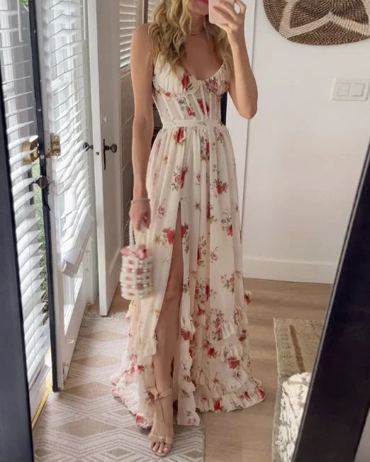 Vestido Floral-Clásico