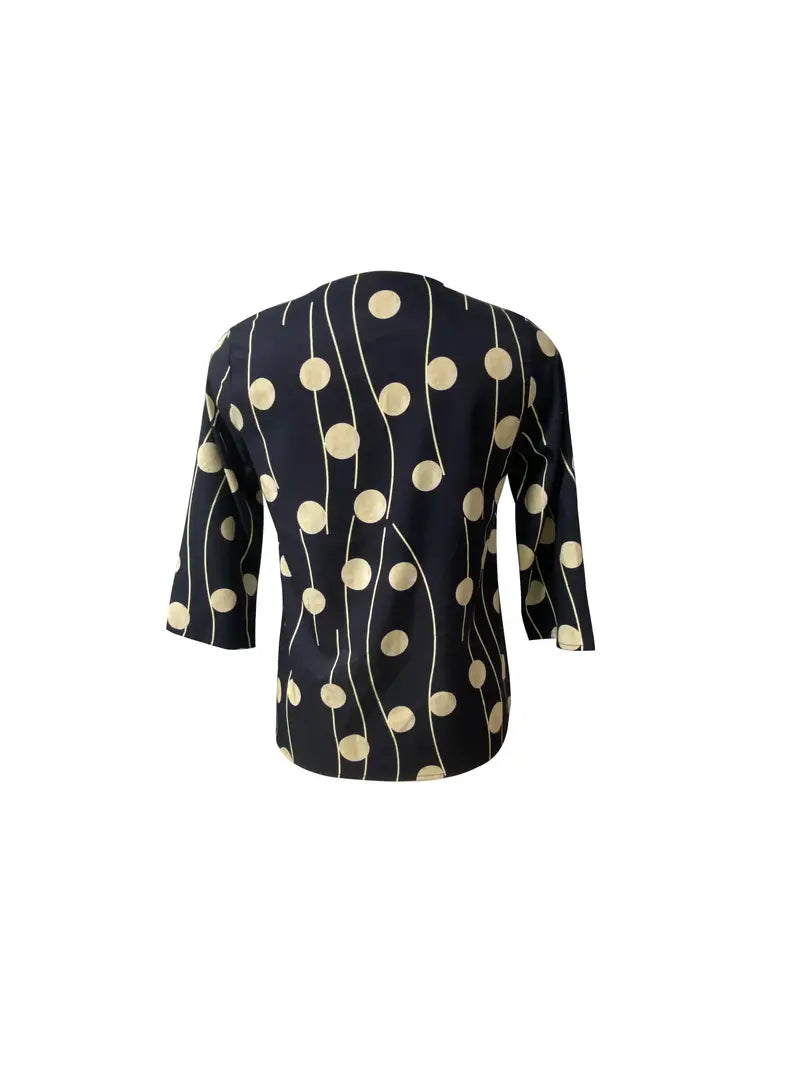 Blusa Lunares Fácil-Cuidado