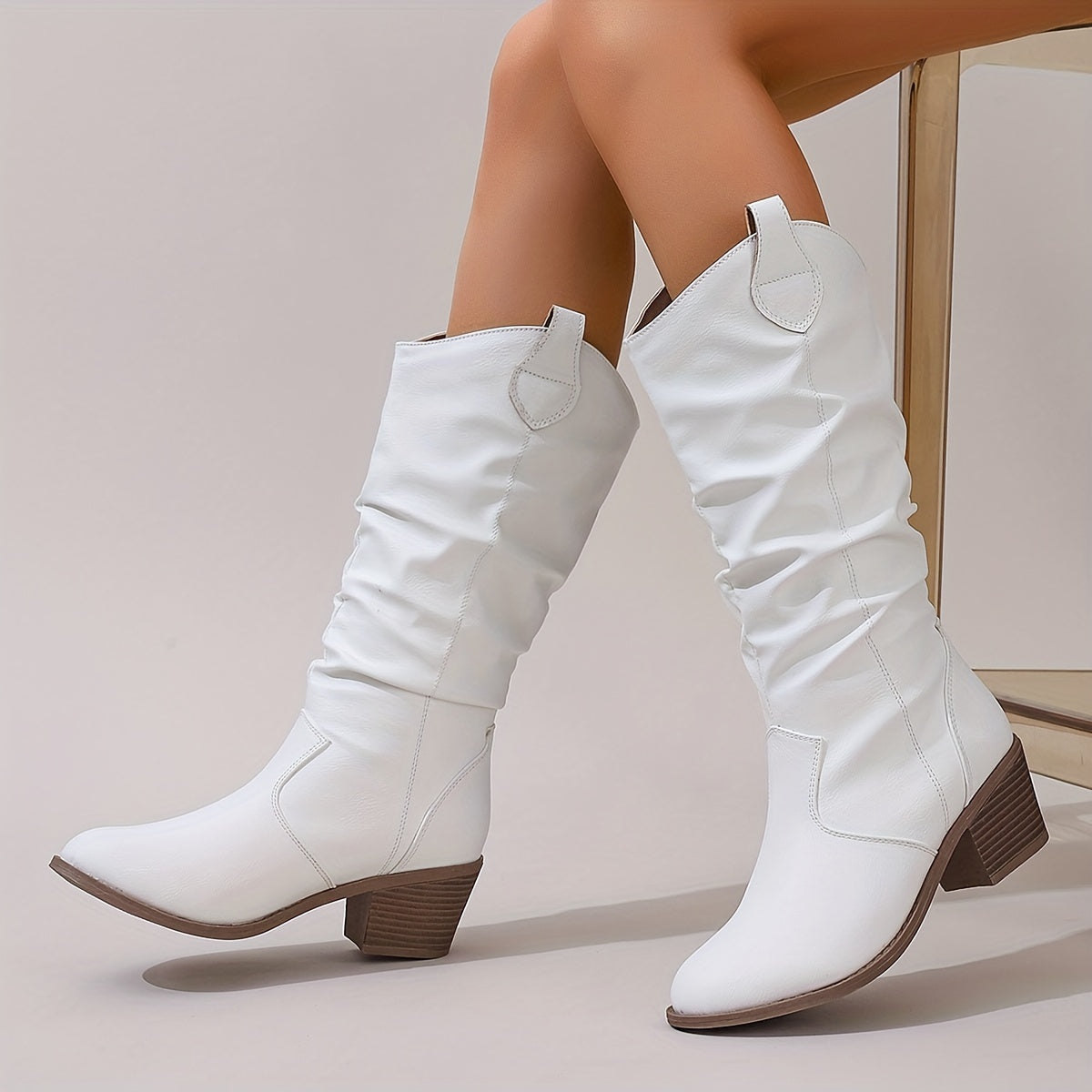 Botas Tacón Ancho Paso-Estable