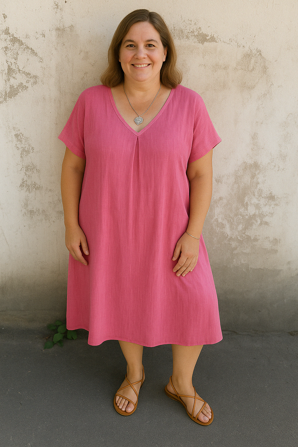 Vestido Naranja Alegre