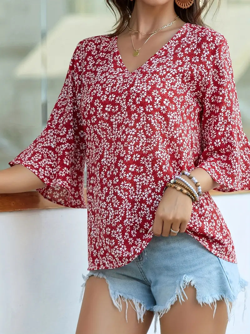 Blusa Floral Atemporal
