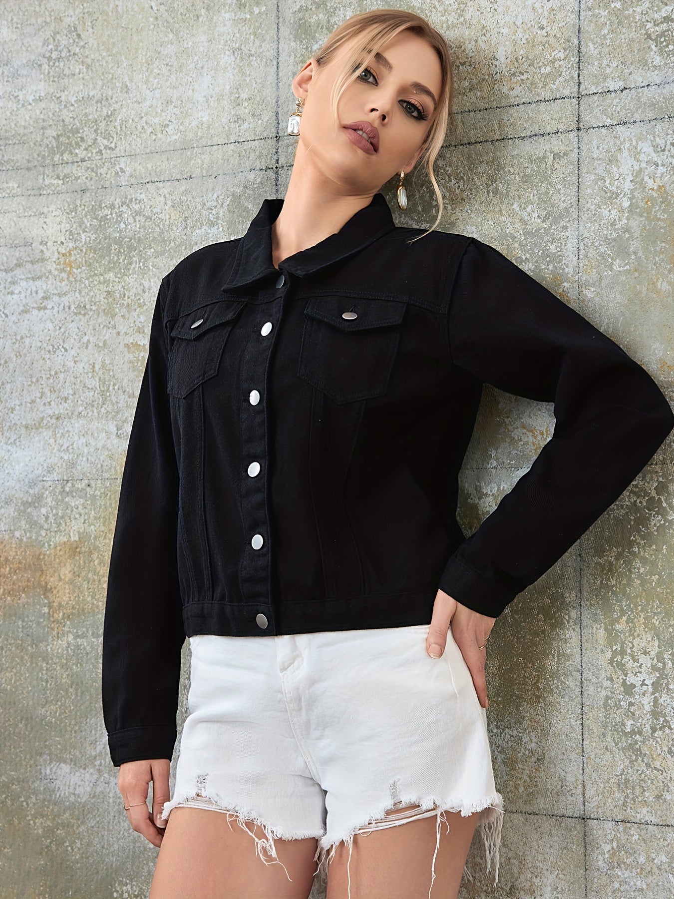 Pantalón Negro Caída-Favorecedora