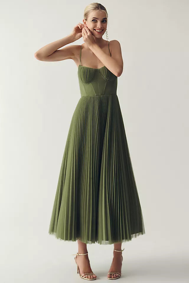 Asymmetric Elegance Tulle Dress