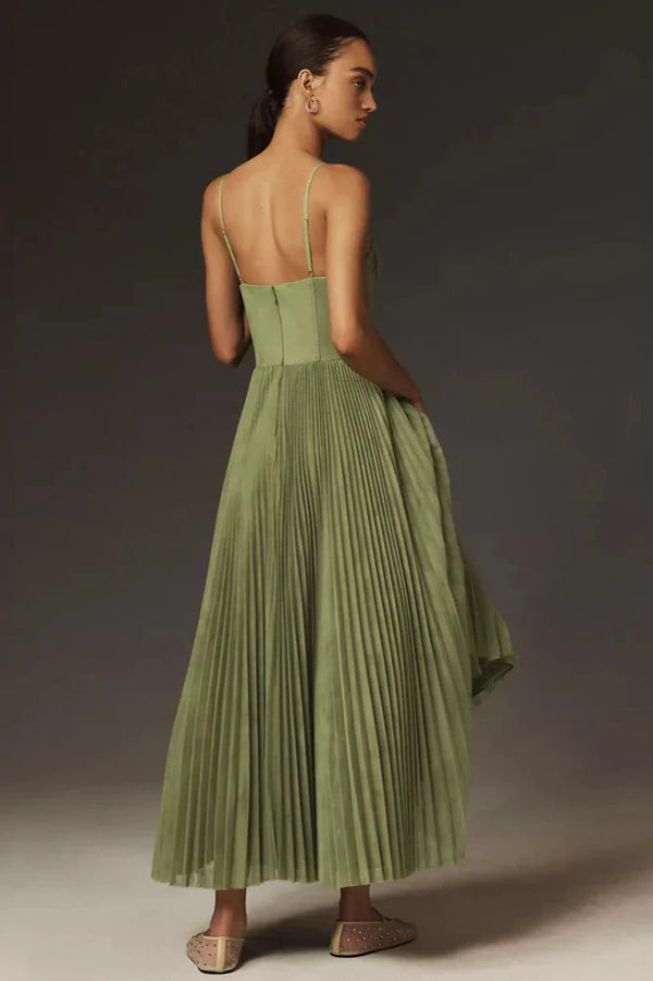 Asymmetric Elegance Tulle Dress
