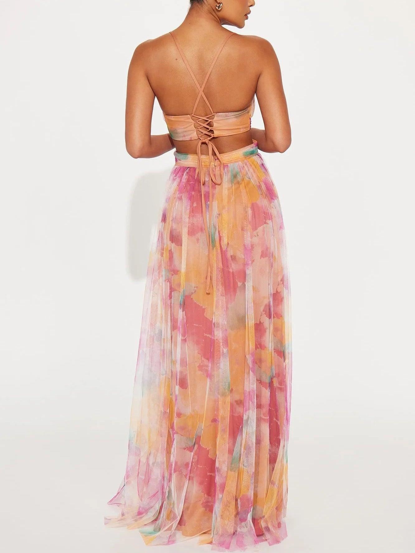 Vestido Floral-Femenino Maxi