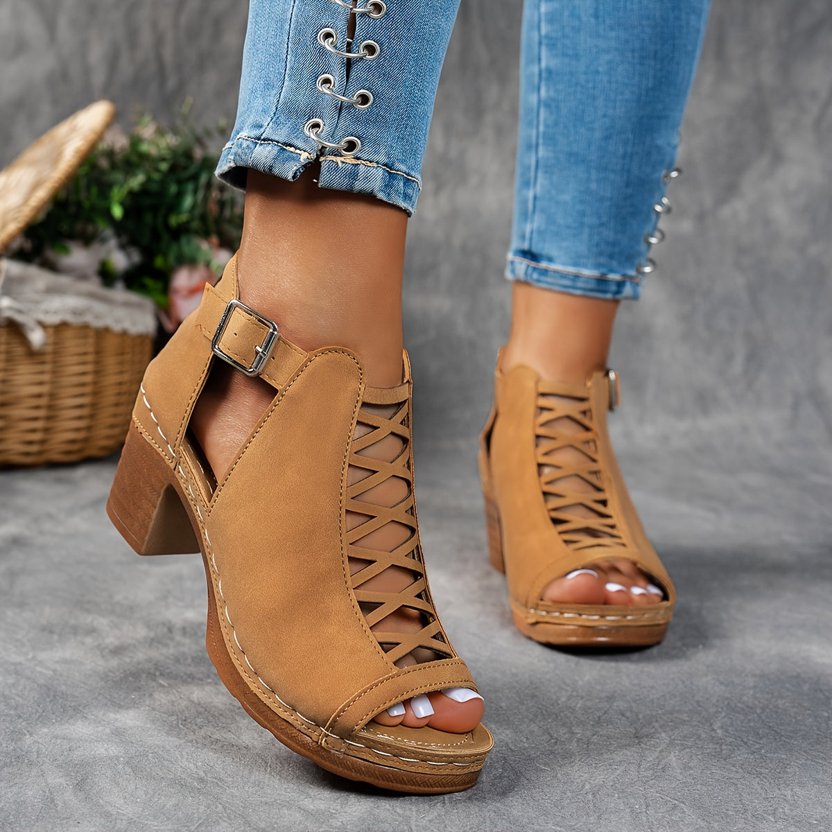 Sandalias Rejilla-Aire