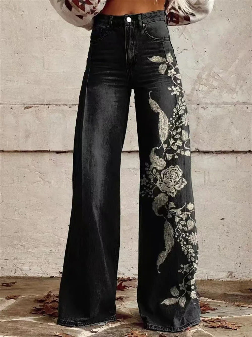 Pantalones Amplios Elegantes
