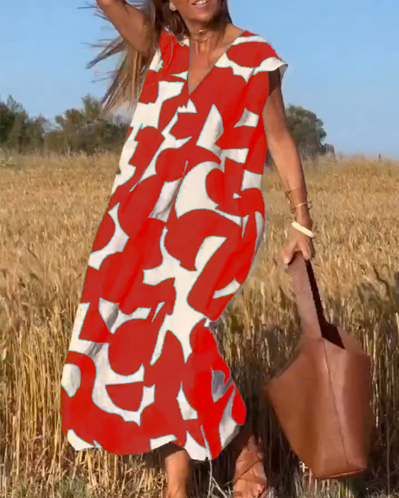 Elegancia-V Maxivestido