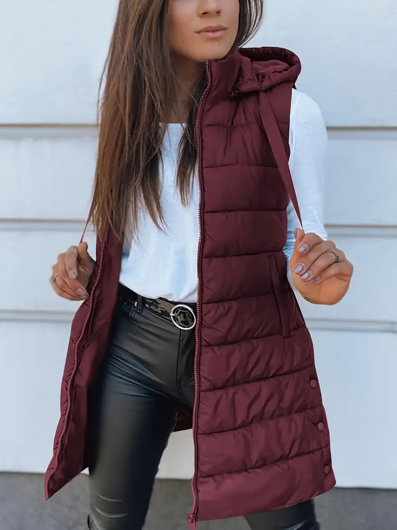Chaqueta Larga Capucha-Protectora