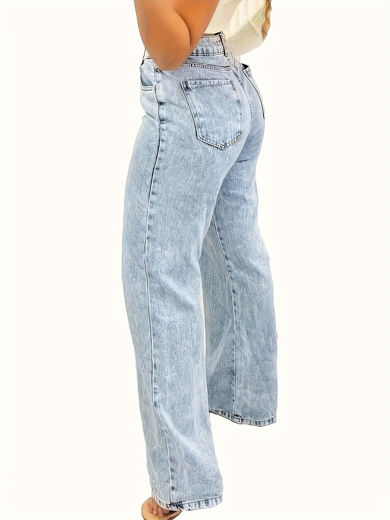Pantalón Recto Efecto-Esbelto