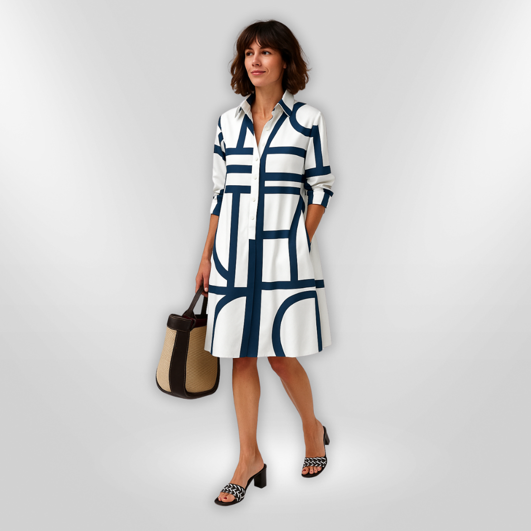 Vestido A-line Elegante