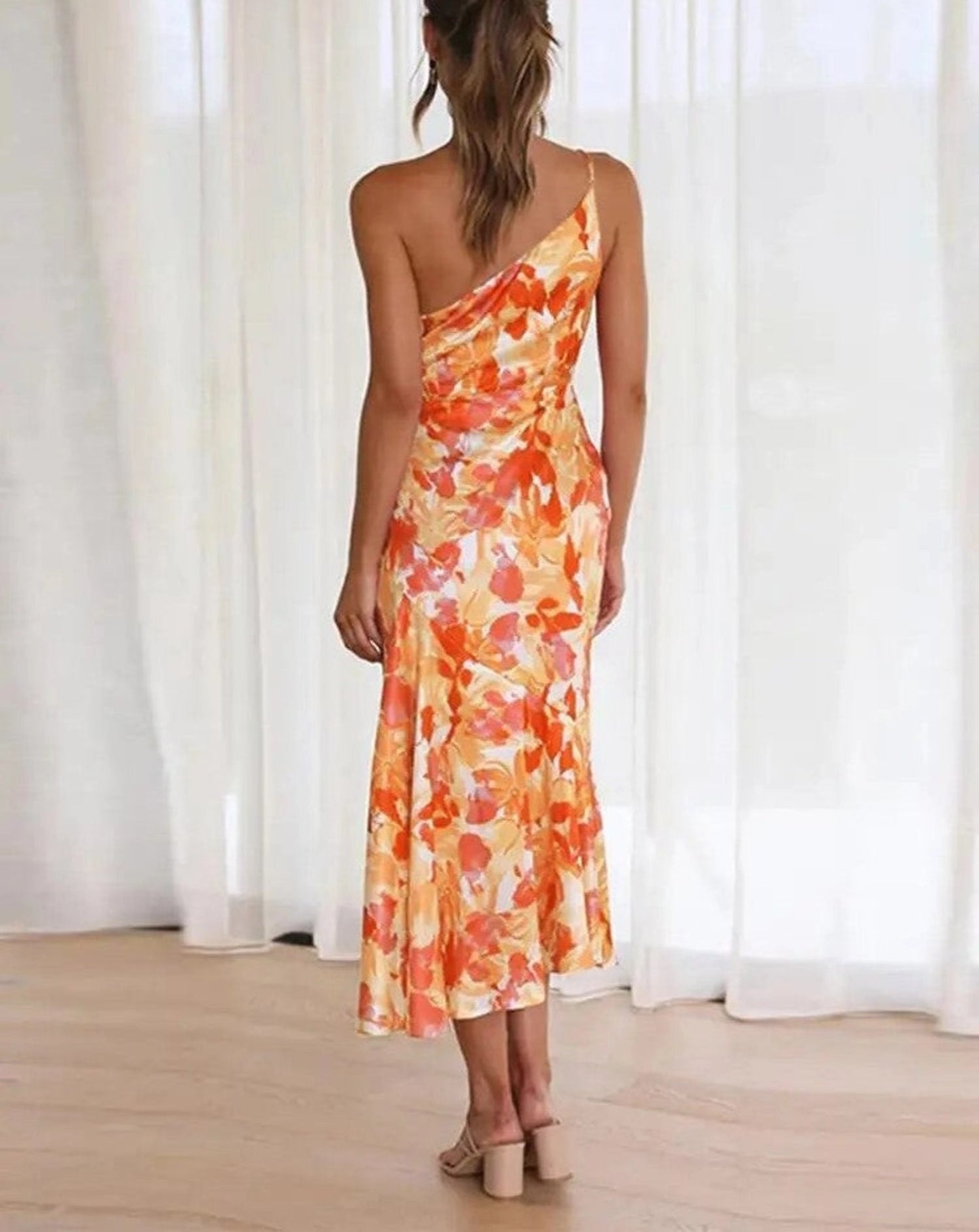 Sensual Floral Cocktail Dress