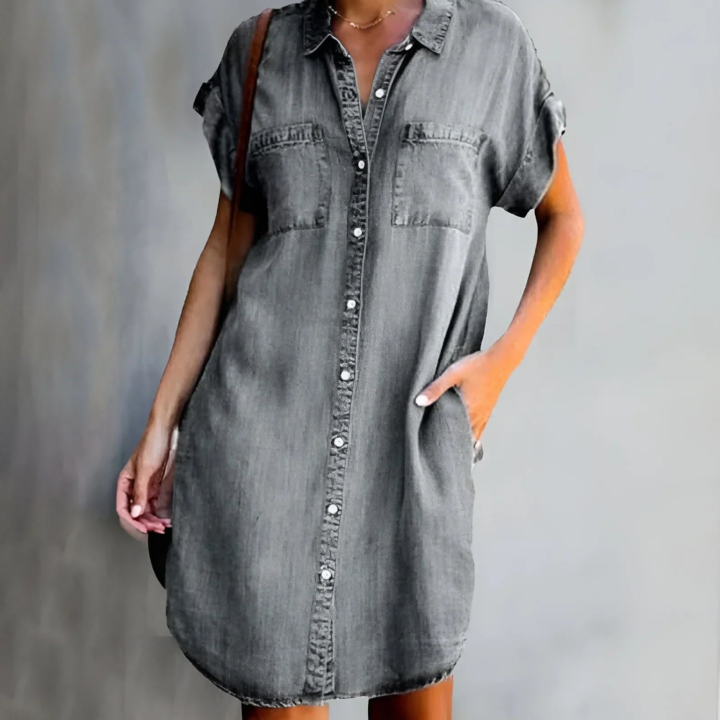 Soft-Durable Denim Dress