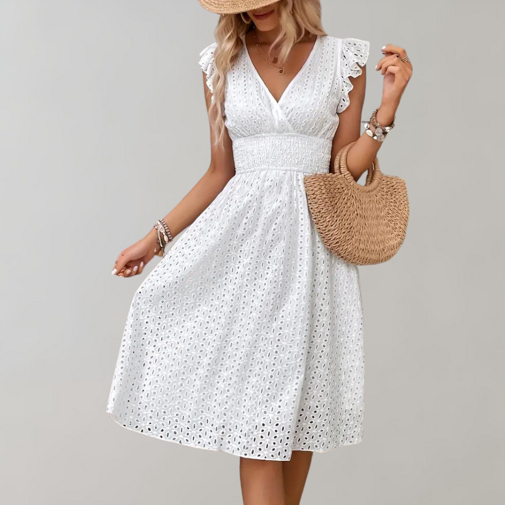 Vestido Rústico de Verano
