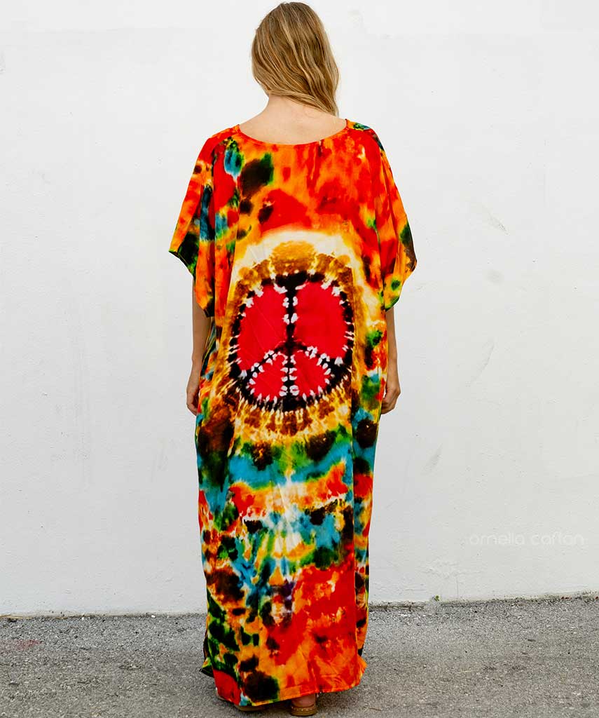 Caftán Elegante de Colores Vivos