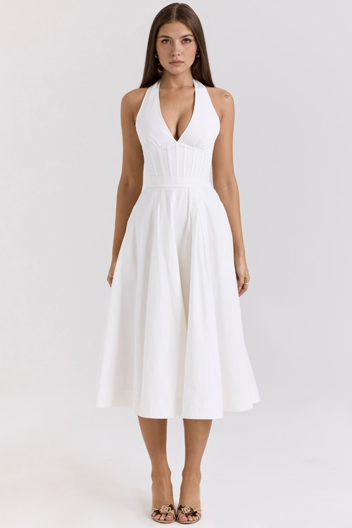 Elegante Vestido Midi Siena