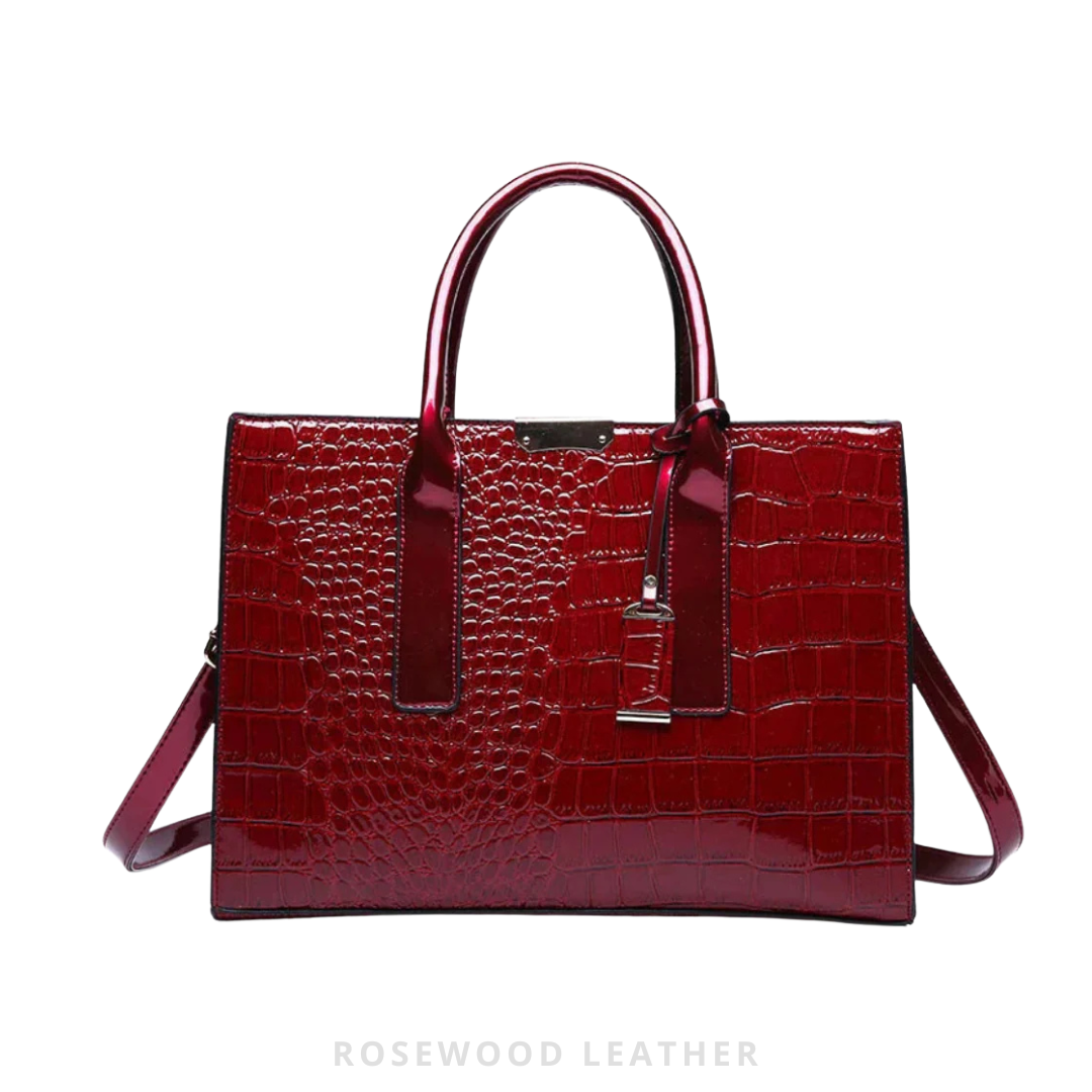 Bolso Cocodrilo Estructurado
