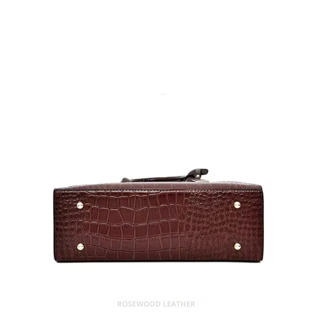 Bolso Cocodrilo Estructurado