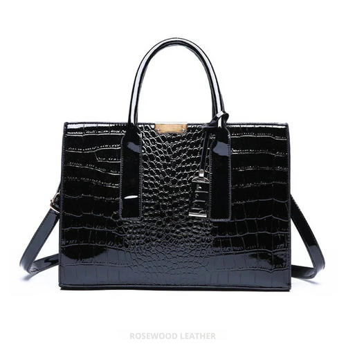 Bolso Cocodrilo Estructurado