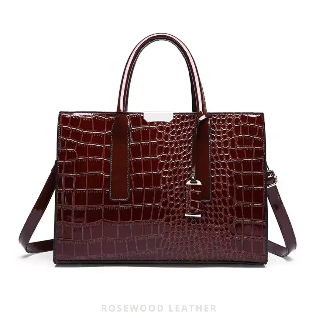 Bolso Cocodrilo Estructurado