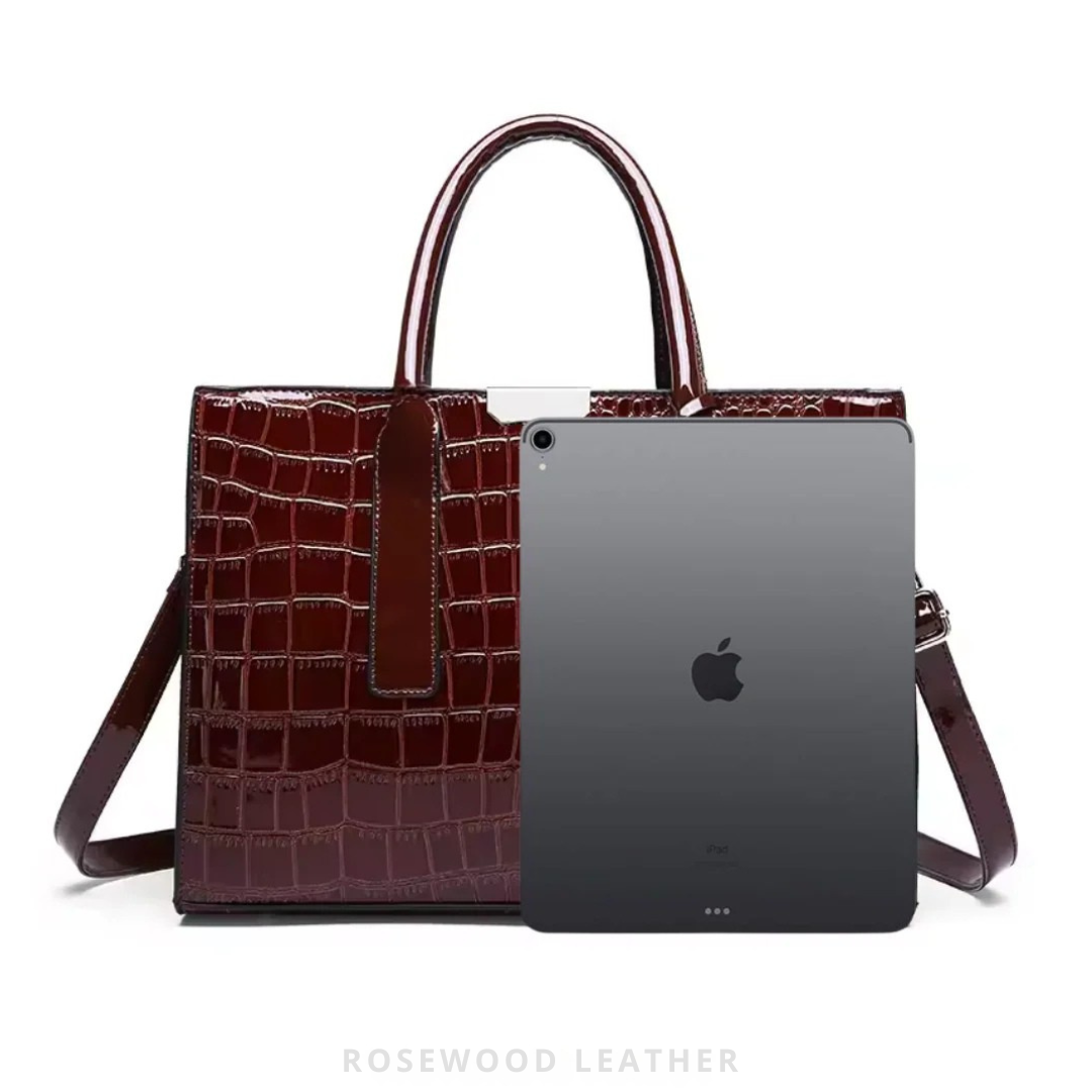 Bolso Cocodrilo Estructurado