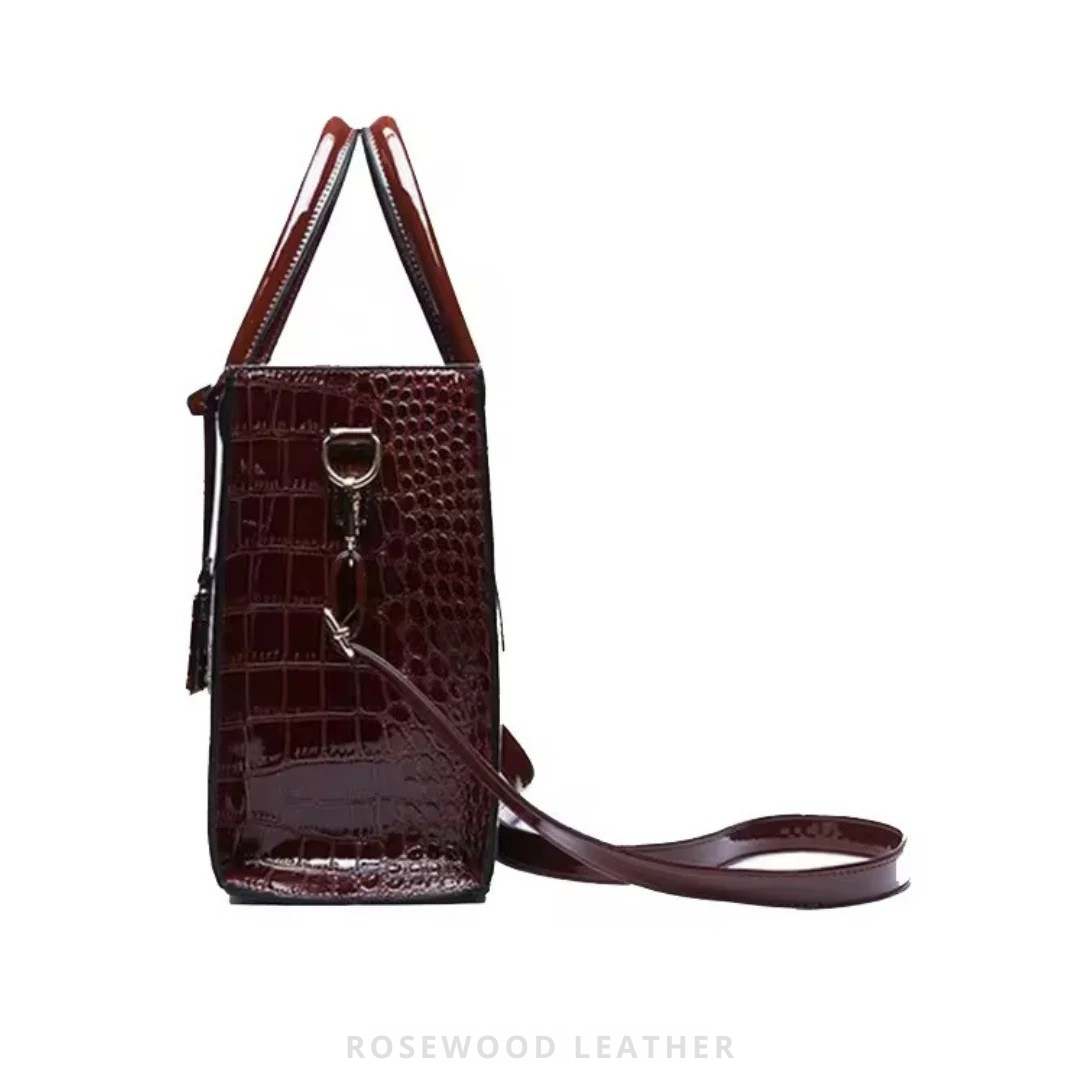 Bolso Cocodrilo Estructurado
