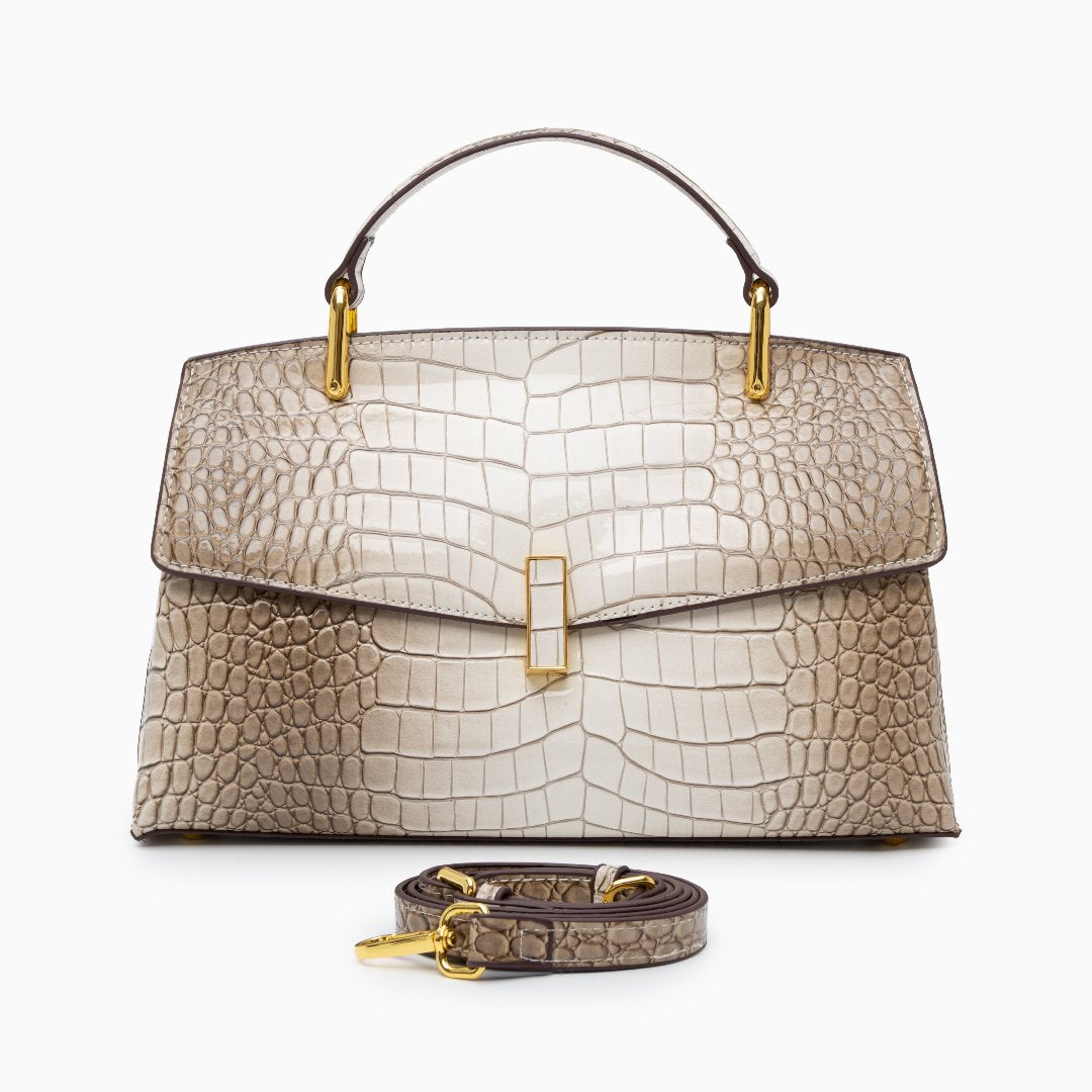 Bolso Tote Efecto-Croco