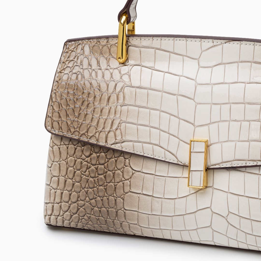 Bolso Tote Efecto-Croco
