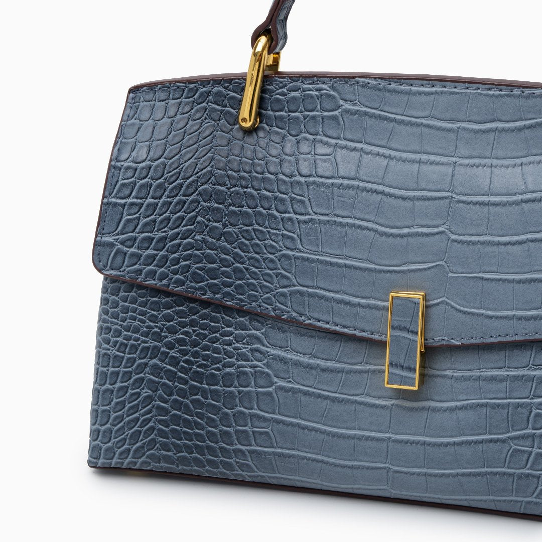 Bolso Tote Efecto-Croco