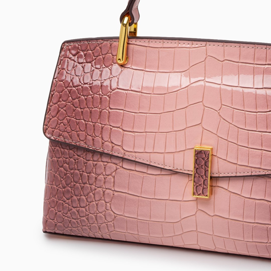Bolso Tote Efecto-Croco