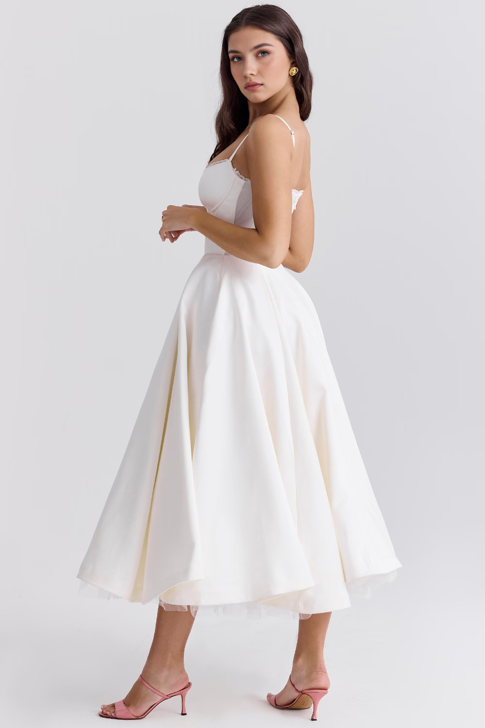 Elegante Vestido Midi Duchess