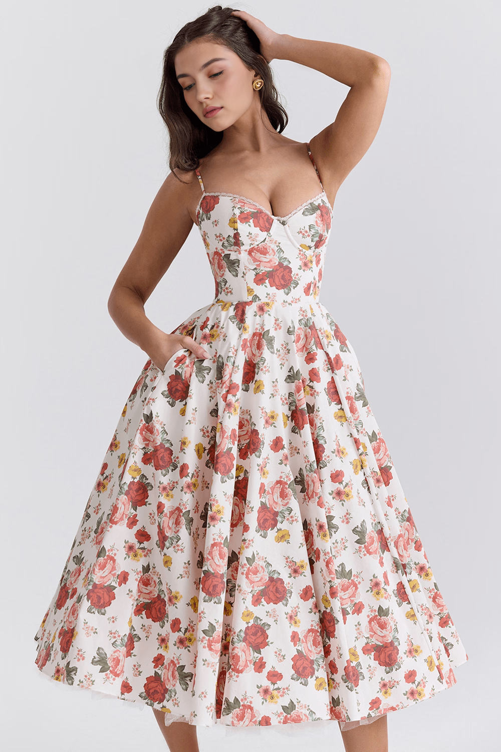 Elegante Vestido Midi Duchess