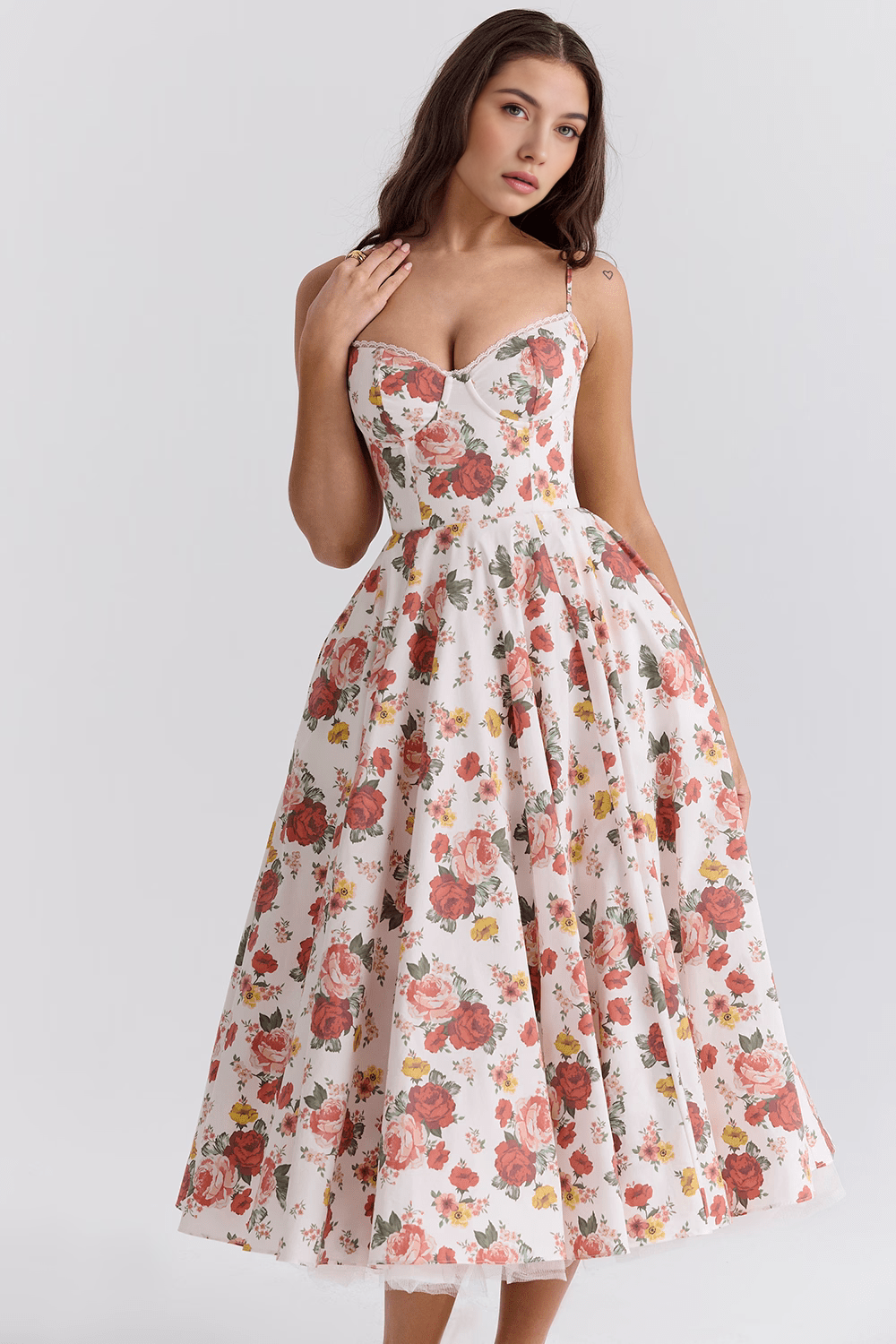 Elegante Vestido Midi Duchess