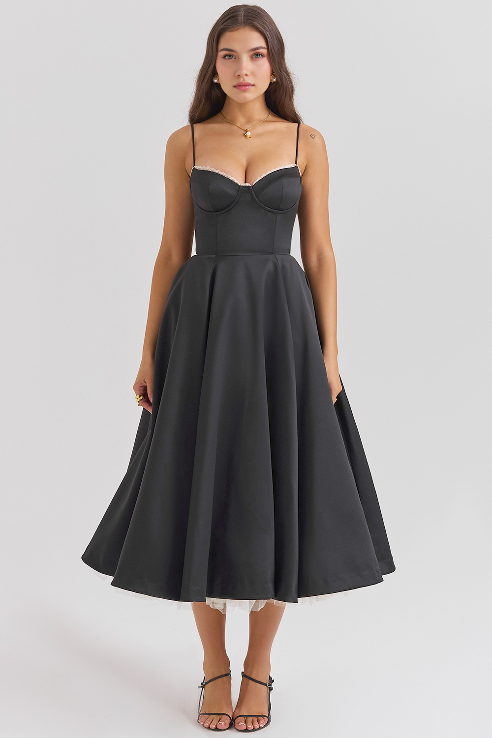 Elegante Vestido Midi Duchess
