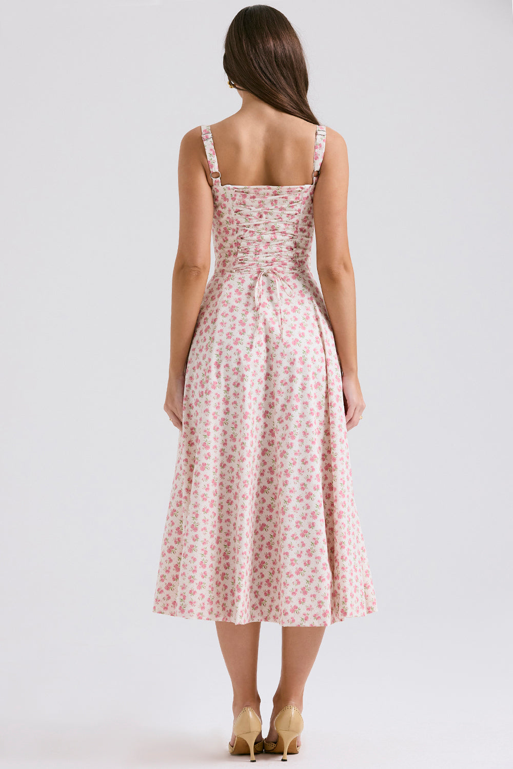 Vintage-Fit Midi Dress