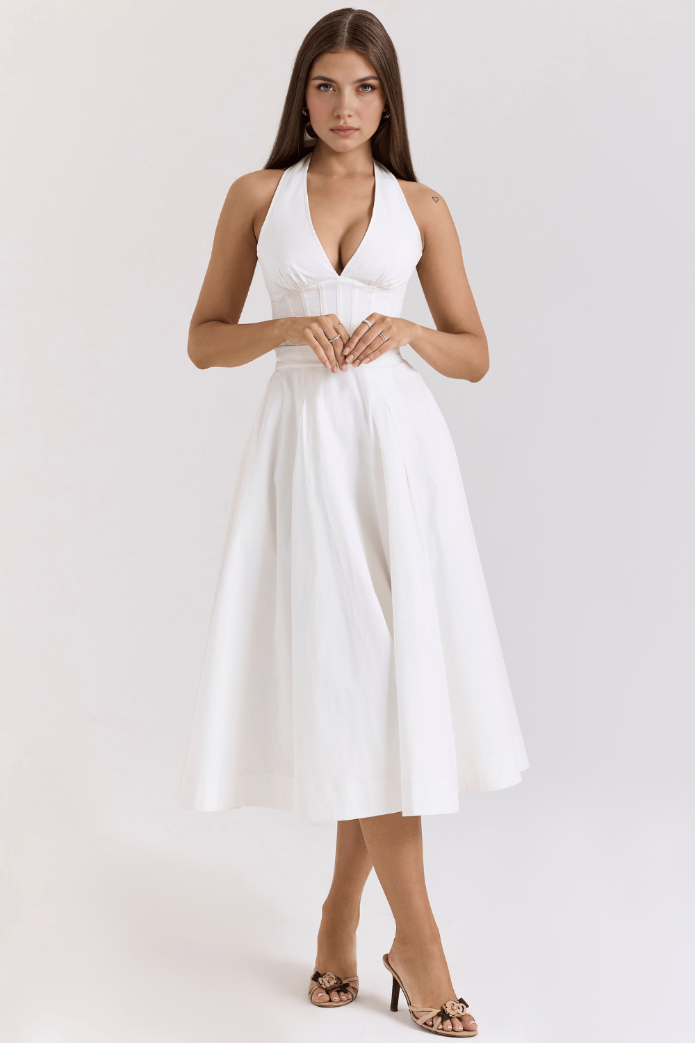 Elegante Vestido Midi Siena