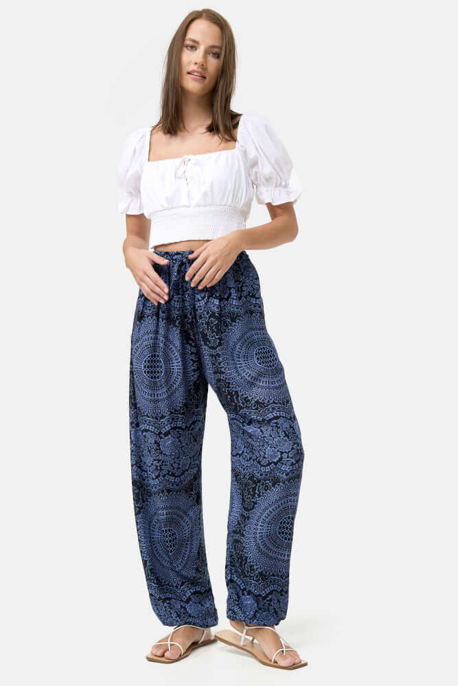 Pantalón Harem Cintura-Confort