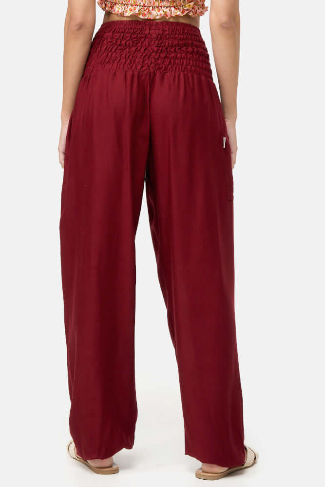 Pantalón Harem Cintura-Elástica