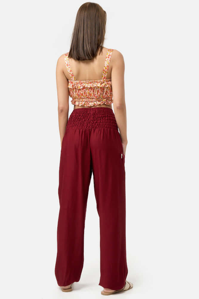 Pantalón Harem Cintura-Elástica