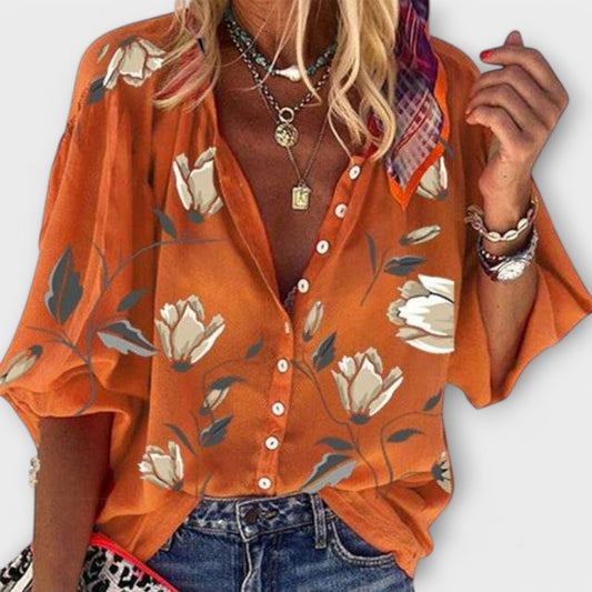 Blusa Ligera Floral Elegante