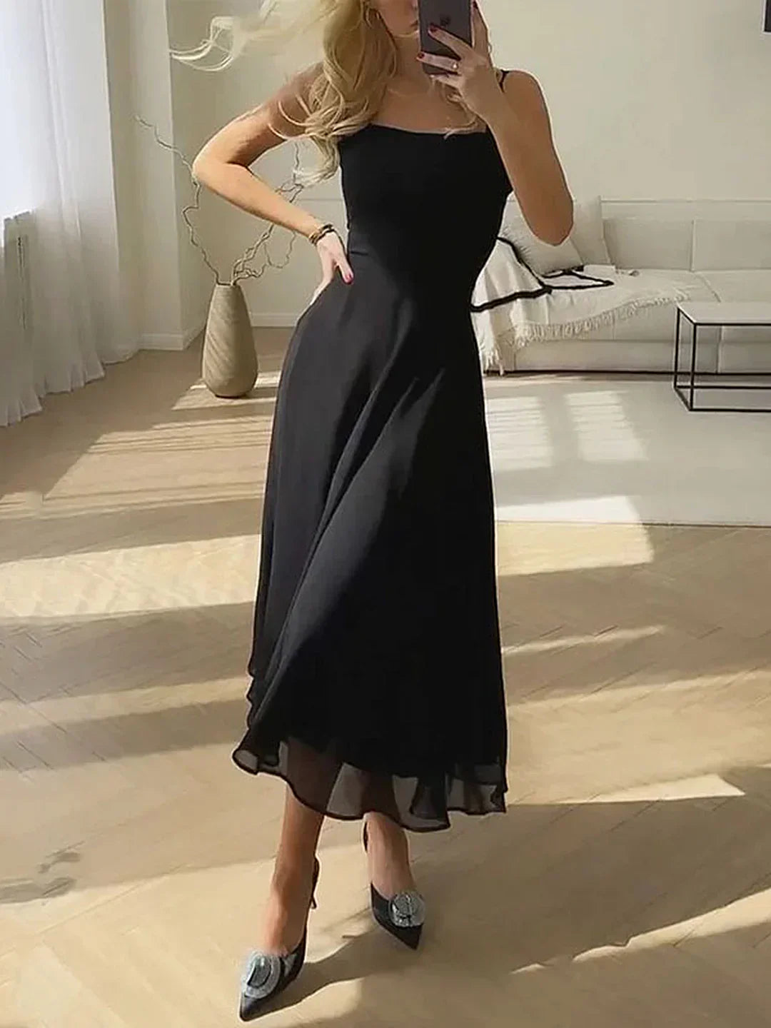 Vestido Camisero Efecto-Esbelto