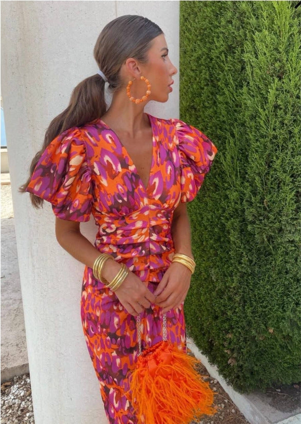 Elegancia Fluir Vestido Largo