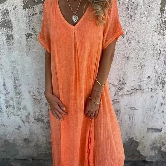 Naia Breezy Linen Dress