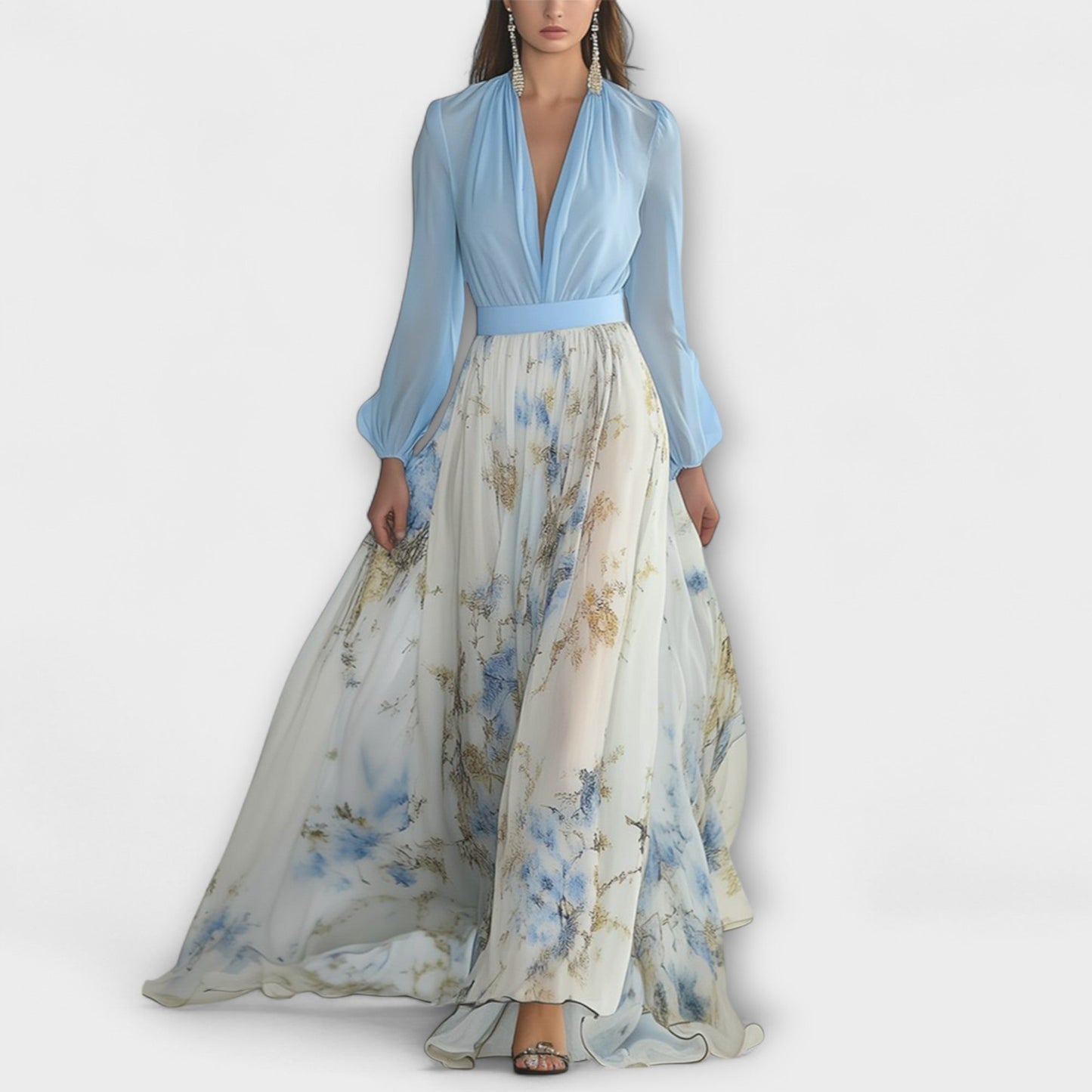 Vestido Floral Elegante