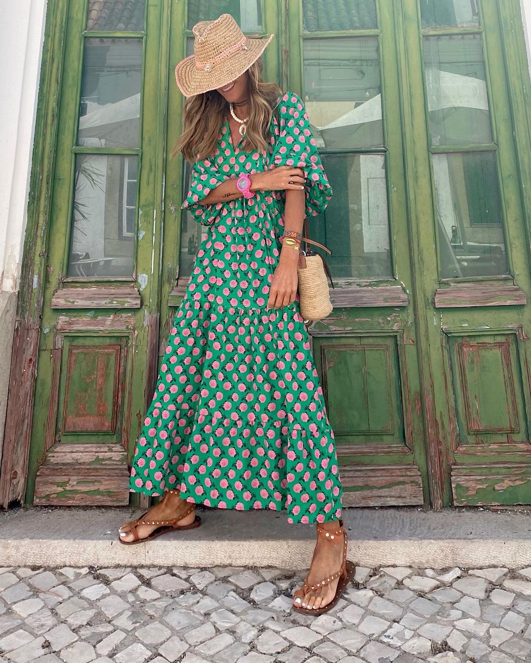 Elegante Vestido Maxi Bohemio