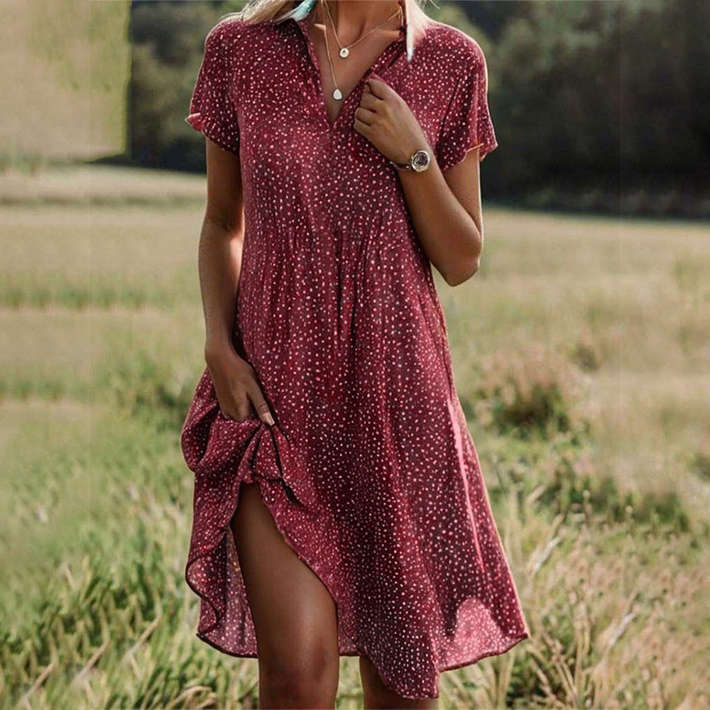 Vestido Midí Elegante Flowy