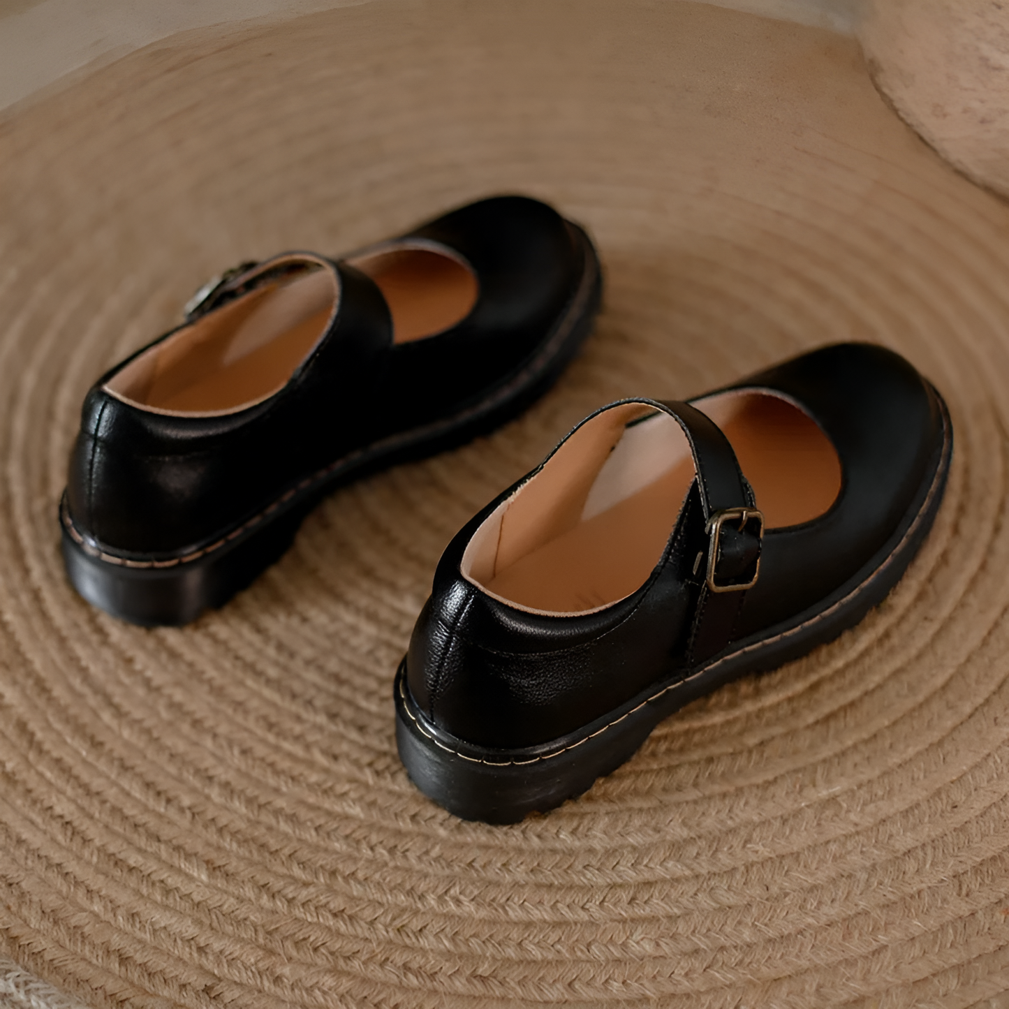 Zapatos De Cuero Confort Clásico