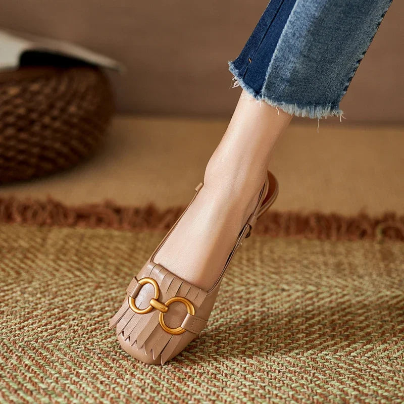 Sandalias de Piel Ajustables