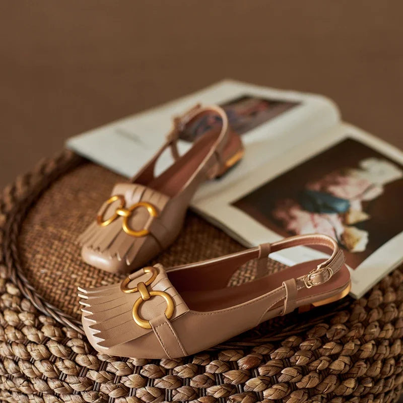 Sandalias de Piel Ajustables